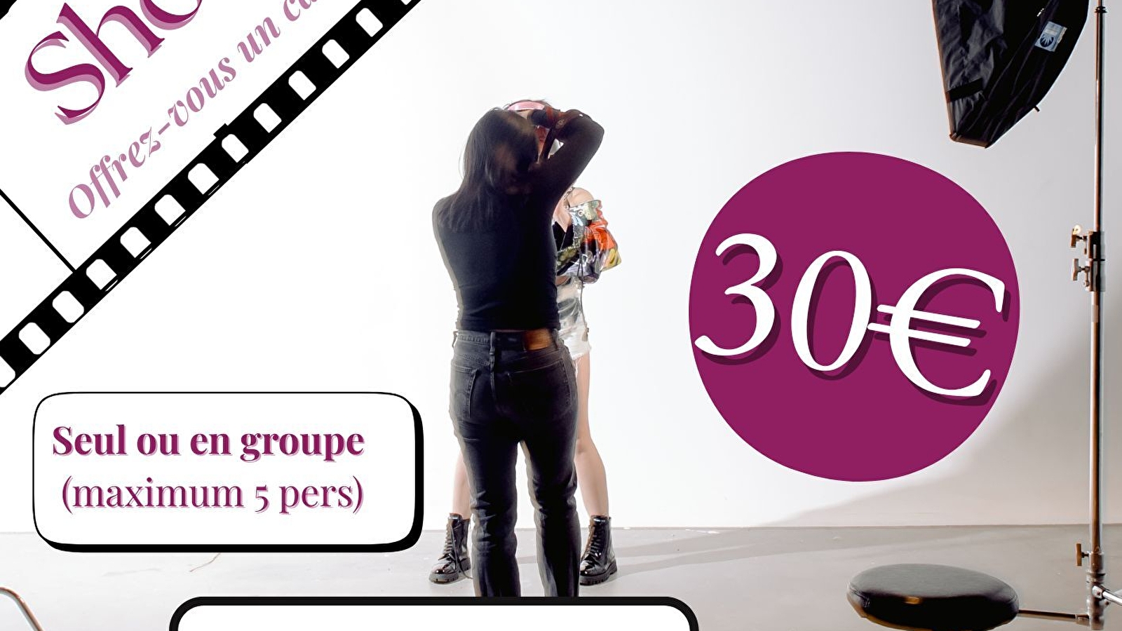 Shooting photo avec D-Click Studio