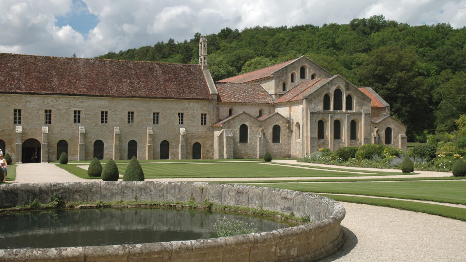 Boucle locale en espace partagé : Abbaye de Fontenay