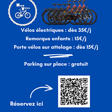 Location de vélos - Nico Vélos - Canal de Bourgogne