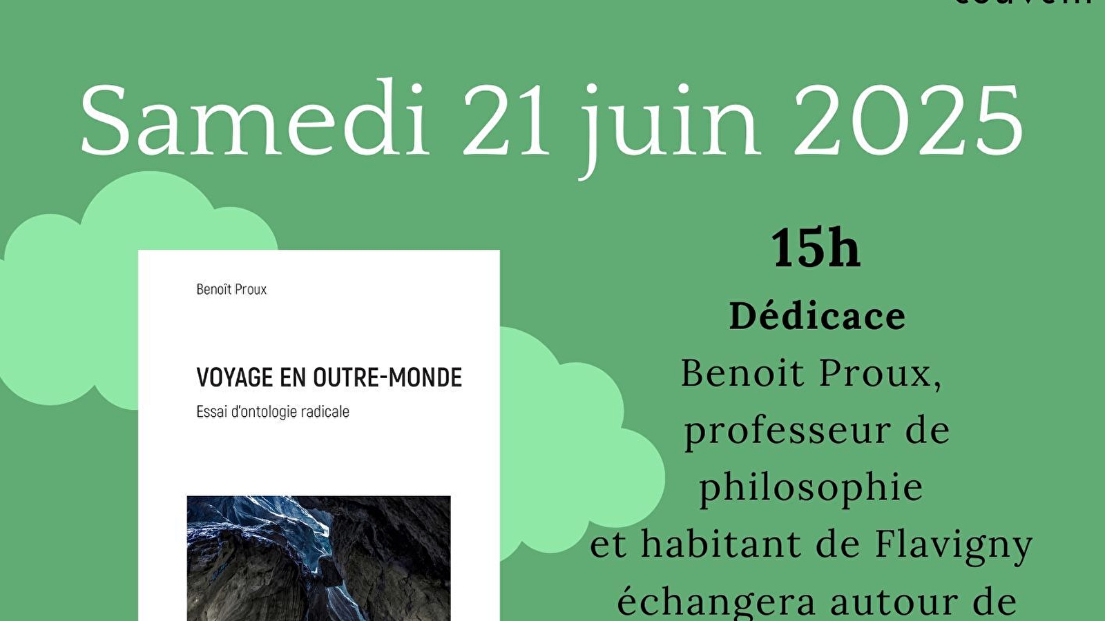 Rencontre et dédicace avec Benoît Proux