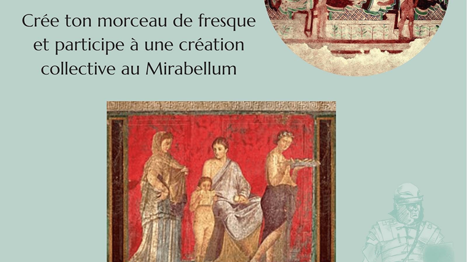 Atelier fresques romaines