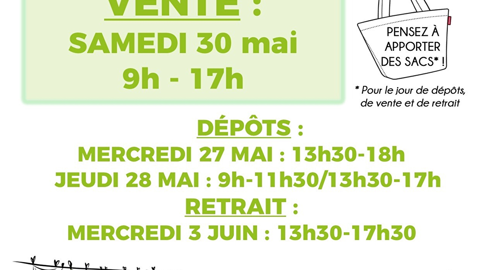 Bourse aux vêtements Printemps/Été- pouilly en Auxois