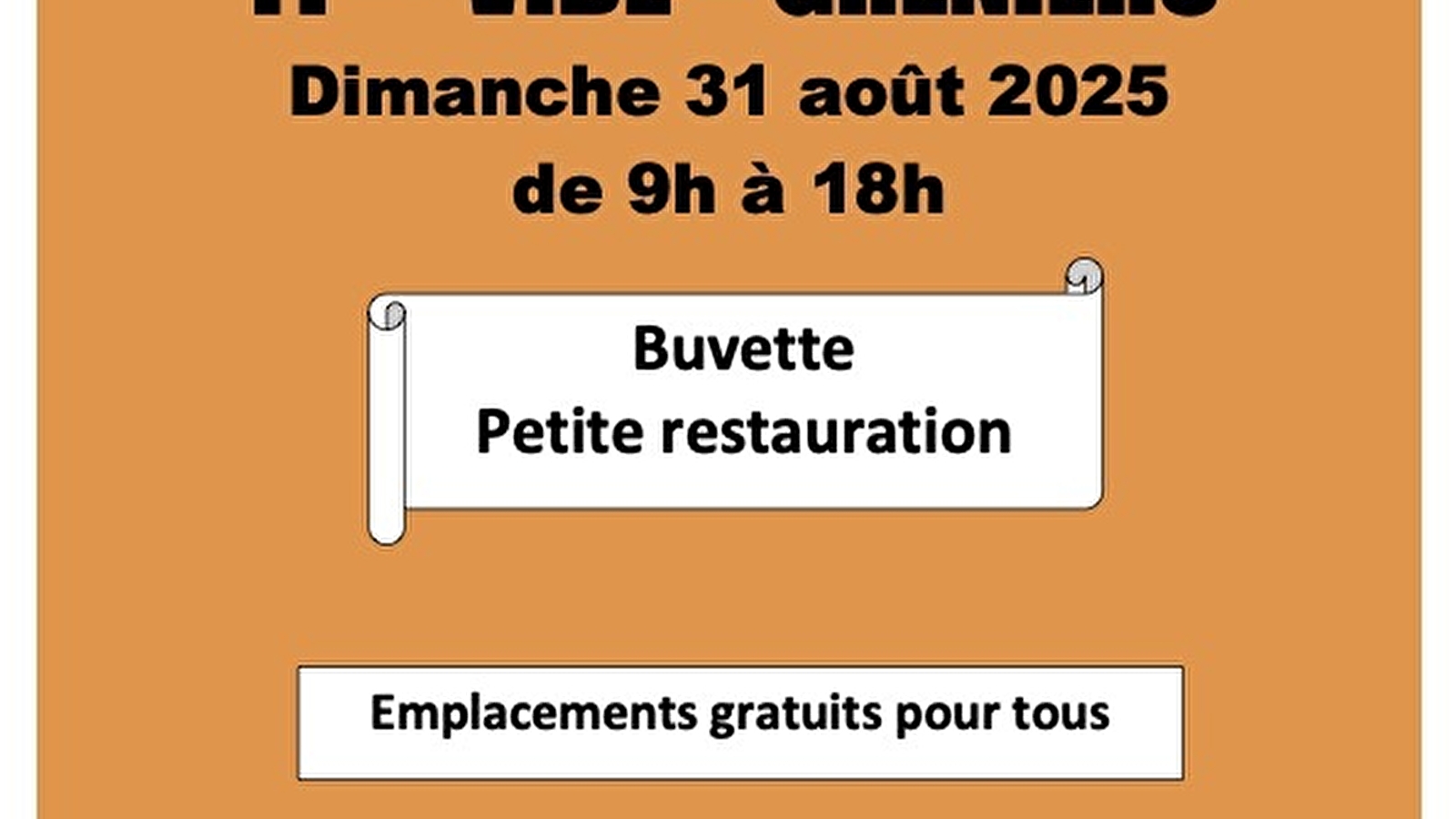 Vide-greniers et marché artisanal - chaume Pertuisot