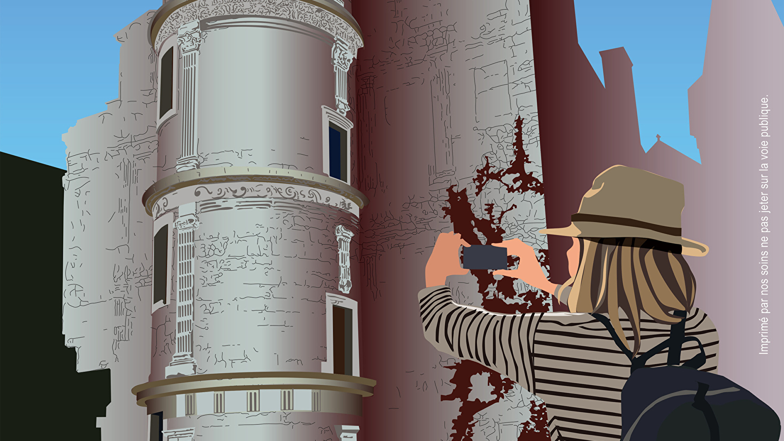 Exposition  Châtillon-sur-Seine posters - vue insolites de Vincent Marziali 