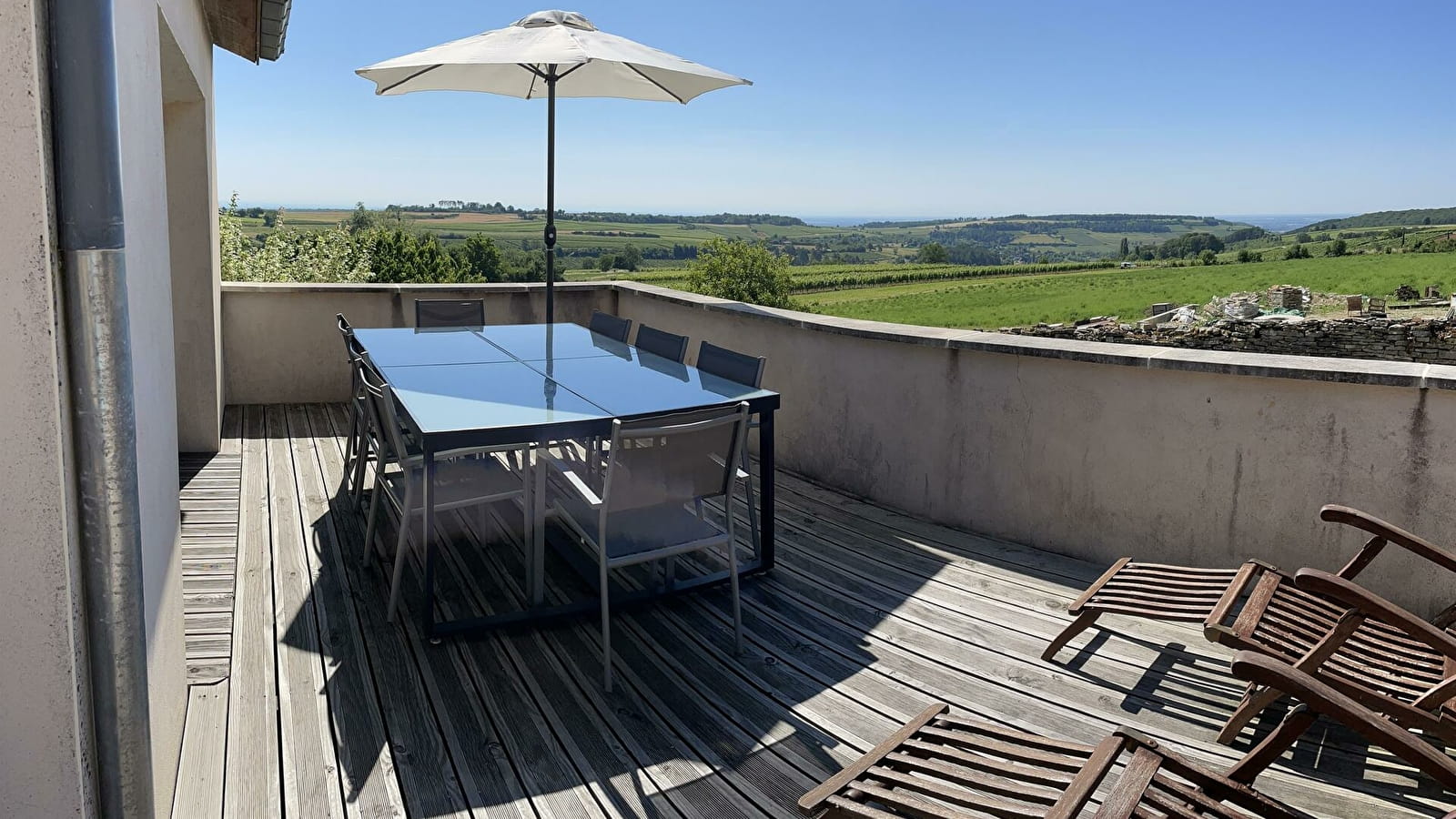 Le Cocon et le panorama des Hautes-Côtes