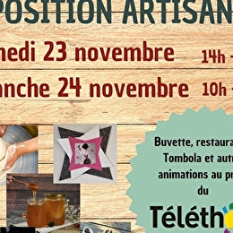 Exposition artisanale - Marché de Noël - animations pour le Téléthon - LADOIX-SERRIGNY
